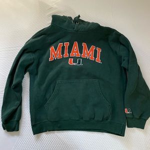 Vintage University of Miami hoodie